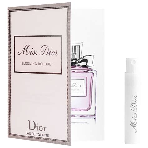 miss Dior sample perfume